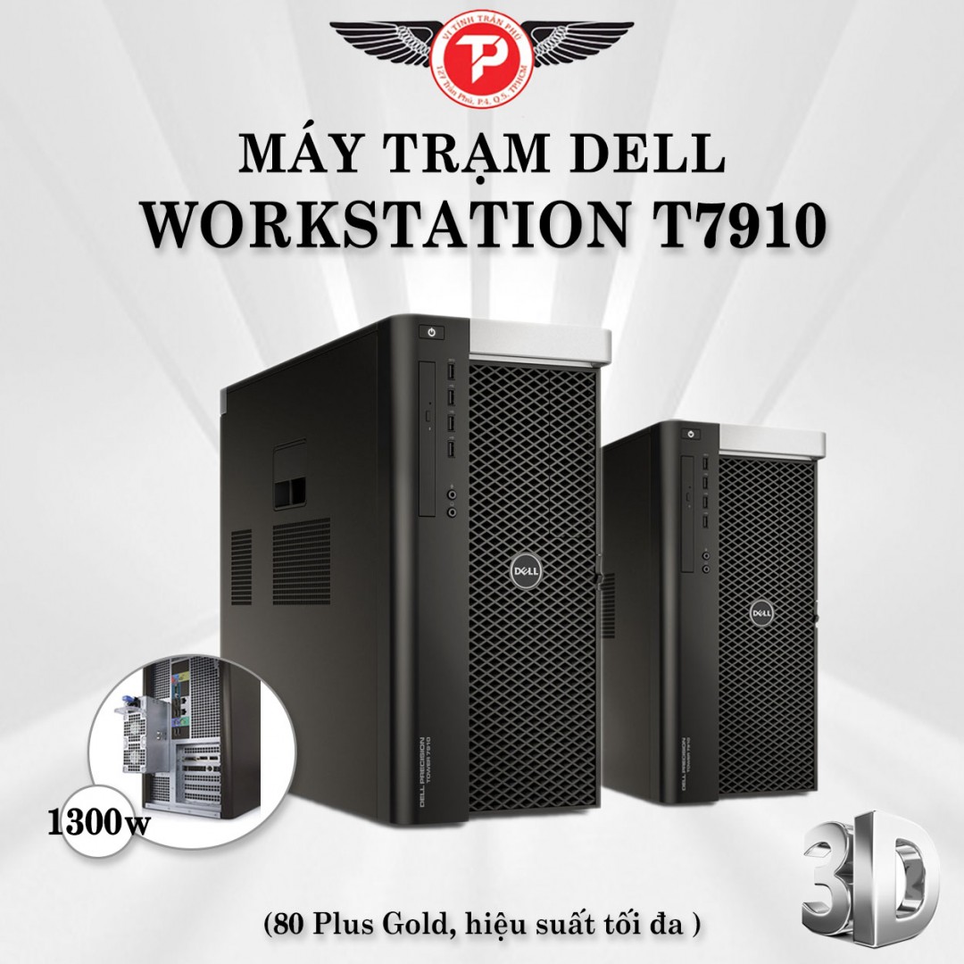 Máy Trạm Dell Precision T7910 - Dual E5 2699v3 + RTX 3060 12GB
